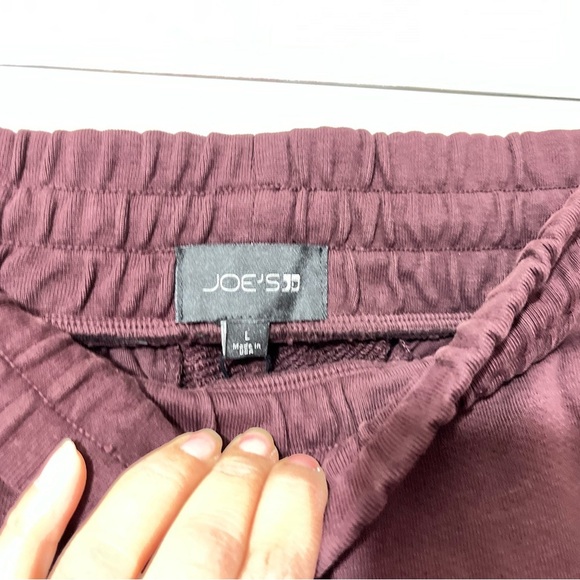 Joes Jeans Joggers Mens  Burgundy Size L NWT - Picture 4 of 12